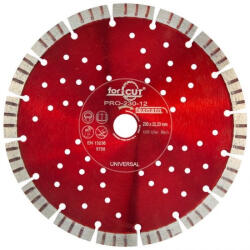 Flexmann Gyémántkorong Szegmentált PIROS 230x3.0x12x16x22, 2 (PRO-230-12) - platinashop