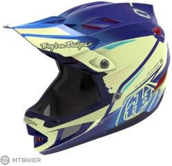 Troy Lee Designs D4 COMPOSITE sisak, csepegtető glo sárga (XS (53-54 cm))