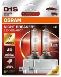OSRAM Xenarc D2S Night Breaker +220% Duo Box (66240XN2-2HB)