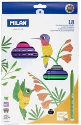 MILAN Carioci varf conic Milan 80092, 18 culori (80092)