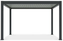  SUN DELUX PRO Motoros + Led világítás 3x4 m Light grey terasz pergola