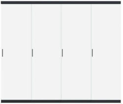  SUN ELEGANCE/DELUXE/FUSION 3m antracit csúsztatható üveg panel