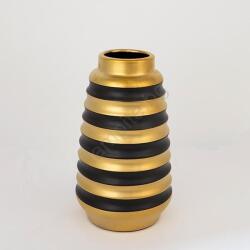 Eurolamp Керамична ваза 25x14 см златист/черен (EU0502)