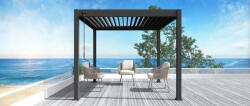  SUN ELEGANCE 3x3 m antracit terasz pergola