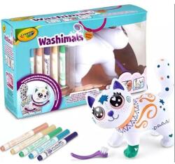 Crayola Washimals: Figurină de pisică lavabilă - 15 cm (74 7518)