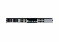 ATEN Switch KVM ATEN 1-Local/1-Remote Access 8-Port Cat 5 KVM over IP Switch with Virtual Media (1920 x 1200) KN1108VA-AX-G (KN1108VA-AX-G)