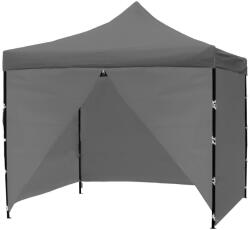 MalTec sátor pavilon oldalfallal 3x3-4 - Szürke (MA11124811016)