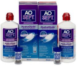 Alcon AoSept Plus with HydraGlyde (2 x 360 ml) (B 2 x ASPWHG360) Lichid lentile contact