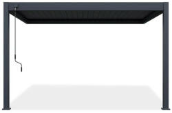  SUN ELEGANCE WALL 3x4 m antracit terasz pergola