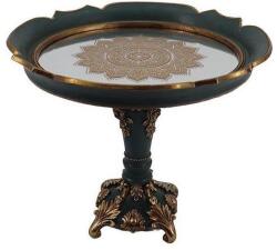 Eurolamp Dekoratív tálca átm. 24, 7 cm zöld/arany 752-16073 (EU0476)