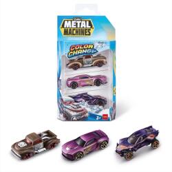 ZURU Metal Machines színváltós fém kisautó csomag, 3 db-os, 1. sorozat - többféle (67101)