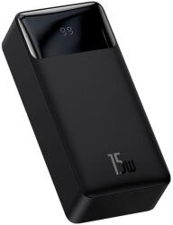 Baseus powerbank 30 000 mAh + kábel USB A do Micro USB PD QC3.0 3A 15W PPBD050201 fekete (PPBD050201)