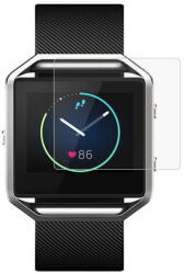 Temp-glass6312737624920 Fitbit Blaze 2.5d karcálló, ütésálló kijelzővédő üvegfólia, 9H tempered glass, törlőkendővel (Temp-glass6312737624920)