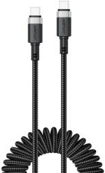 ACEFAST C14-03 USB-C - USB-C rugós kábel 480Mb/s 3A 1, 2m - Fekete (C14-03)