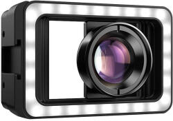 APEXEL APL-HB100FL23 100 mm-es makró objektív LED megvilágítással (fekete) (APL-HB100FL23)