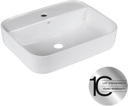 Laveo Mogami, asztali mosdó 505x405x140 mm, fényes fehér, LAV-VUM_6150 (LAV-VUM_6150)