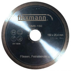 Flexmann For Cut gyémánttárcsa GM8 230x2, 2x9x25, 4mm folyamatos élű kerámiacsempe (GM8-350) - munkaruhakozpont