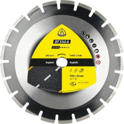 Klingspor DT 350 gyémántvágó 400x3, 6x25, 4mm 24 szegmensek 40x3, 6x10 (349237) - munkaruhakozpont
