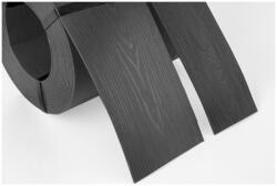  Univerzális szegély WOOD BORDER 130mm x 2, 8mm x 10m szürke (OBWGY1013)