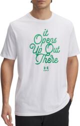 Under Armour UA M 60/40S Golf Open Up SS Rövid ujjú póló 1390182-100 Méret XL 1390182-100