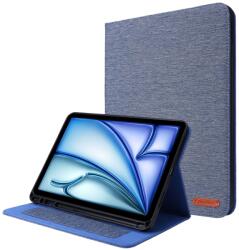  FABRIC husă flip pentru Apple iPad Air 11 2026 / 2025 / 2024 albastru