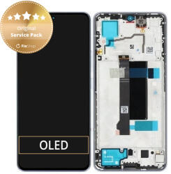 Xiaomi Redmi Note 13 Pro 5G 2312DRA50C - LCD Kijelző + Érintőüveg + Keret (Midnight Black) - 5600030N1600 Genuine Service Pack, Midnight Black