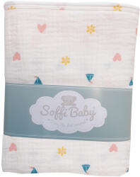 Soffi Baby takaró muszlin dupla vitorlás 70x90cm