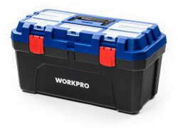 WORKPRO nagy szerszámosláda belső rendezővel