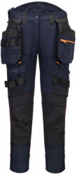 Portwest DX452 DX4 levehető lengőzsebes női nadrág sötétkék színben (DX452DNR38)