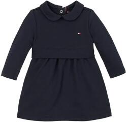 Tommy Hilfiger baba pamut ruha sötétkék, mini, harang alakú, KN0KN01972 - sötétkék 86