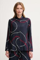 Tommy Hilfiger ing női, galléros, sötétkék, relaxed, WW0WW44045 - sötétkék 42