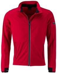 Daiber Jachetă sport softshell pentru bărbați JN1126 - Roșu deschis / neagră | S (JN1126-1745849)