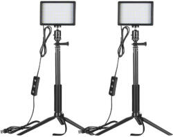 Neewer ZC-10S készlet két LED lámpa + szűrők + állványok (B07T8FBZC2)