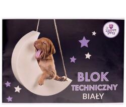 Beniamin Sweet Pets kutyás műszaki rajzlap tömb - A4 fehér 10 lapos - kutyus holdon (IMO-BEN-112593KUTYA)
