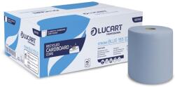 Lucart Strong 155 ID (Cardboard Core) tekercses kéztörlő - 2 rétegű, kék 155m (Karton - 6 tek) 40 karton/raklap