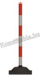  Műanyag poller önterhelő talppal, lánctartóval, PPC 400x900 mm