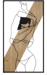 Mauro Ferretti Fali panelléc -a- vas és fa 50x2x90cm (032443000A)