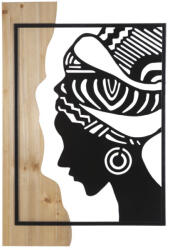 Mauro Ferretti Fali panel törzsi vas és fa 53x2x80cm (0324410000)