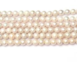 Margele Perle de Cultura Roz Rotunde Neregulate 3-3, 5x3-3, 5 mm Lungime Sirag 40 cm - AAA