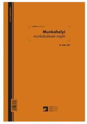  Munkahelyi munkabaleseti napló 24 lapos füzet A/4 álló B. VALL. 347 (B.VALL.347) - irodaitermekek