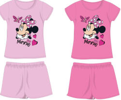 Exity Kft Disney Minnie egér pamut nyári együttes - póló-rövidnadrág szett - rózsaszín - 98