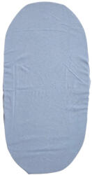 Vaganza Gumis pamut lepedő mózeskosárhoz - 38x80 +-5cm - Kék (5999120537525)