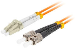 Lanberg Optikai patch MM ST/UPC-LC/UPC duplex 5m LSZH OM2 50/125 3.0mm narancssárga (FO-STLU-MD21-0050-OG) - shop