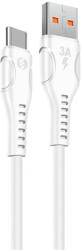 S-Link kábel - SL-X243 (3A, 15W, Gyorstöltés, Type-C, 100cm adat+töltőkábel, fehér) (31621)