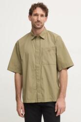 Calvin Klein ing férfi, galléros, zöld, regular, KM0KM01086 - zöld S