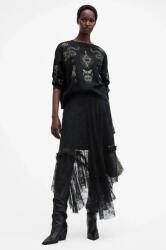 AllSaints szoknya JOSIE fekete, midi, harang alakú, W044RB - fekete 42
