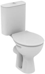 Vidima Set Vas WC pe pardoseala cu rezervor aparent si capac polipropilena Vidima Ulysse S 37x64 cm evacuare orizontala sau verticala, alimentare inferioara (W835201)