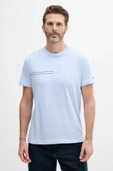 Tommy Jeans t-shirt férfi, nyomott mintás, DM0DM20779 - kék XL