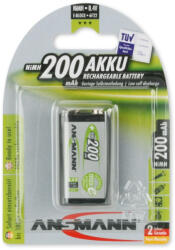 ANSMANN Ni-MH 9V/6LR61 200 mAh akkumulátor 1 db/csomag (5035342)