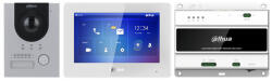 Dahua IP video kaputelefon szett - KTD01(F) (VTO2202F-P-S2 + VTH5422HW + VTNS2003B-2) (KTD01(F)) - securezone